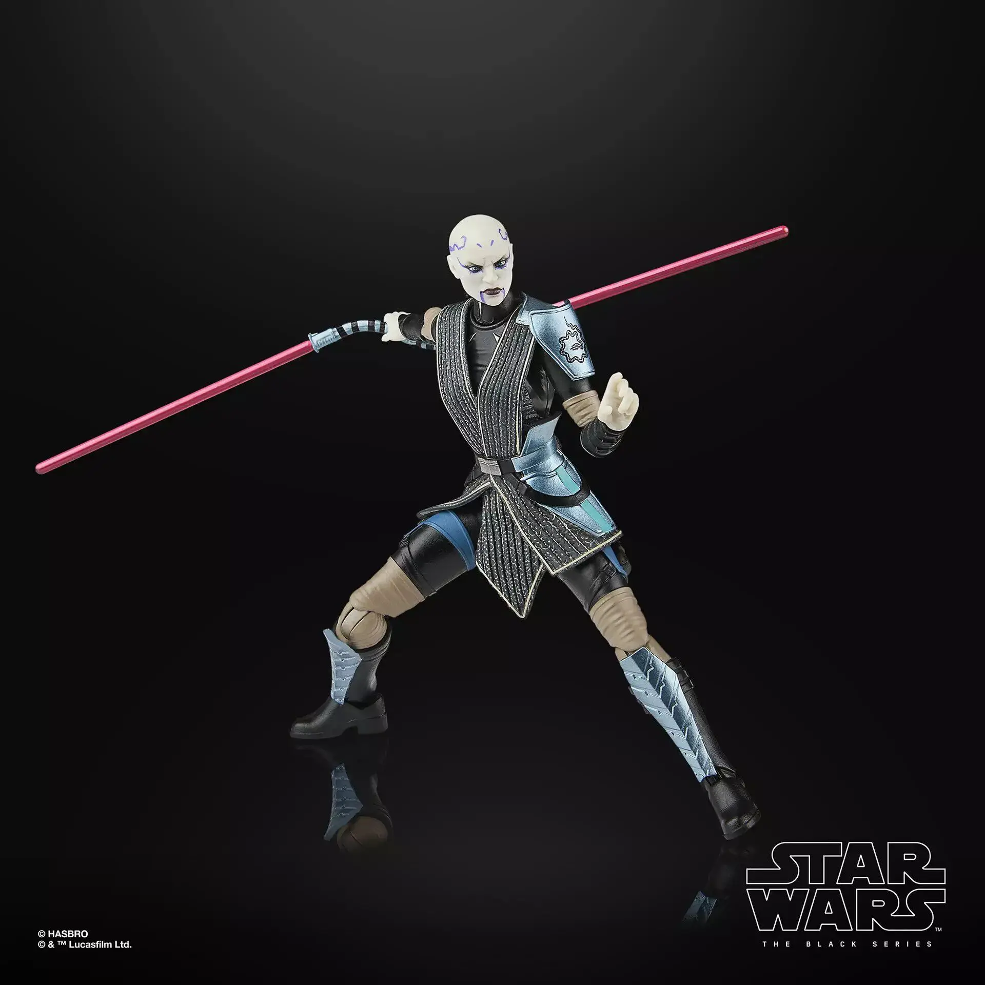 STAR WARS The Black Series Asajj Ventress (Bounty Hunter), The Clone Wars Premium Collectible 6 Inch Action Figure Gift view 2