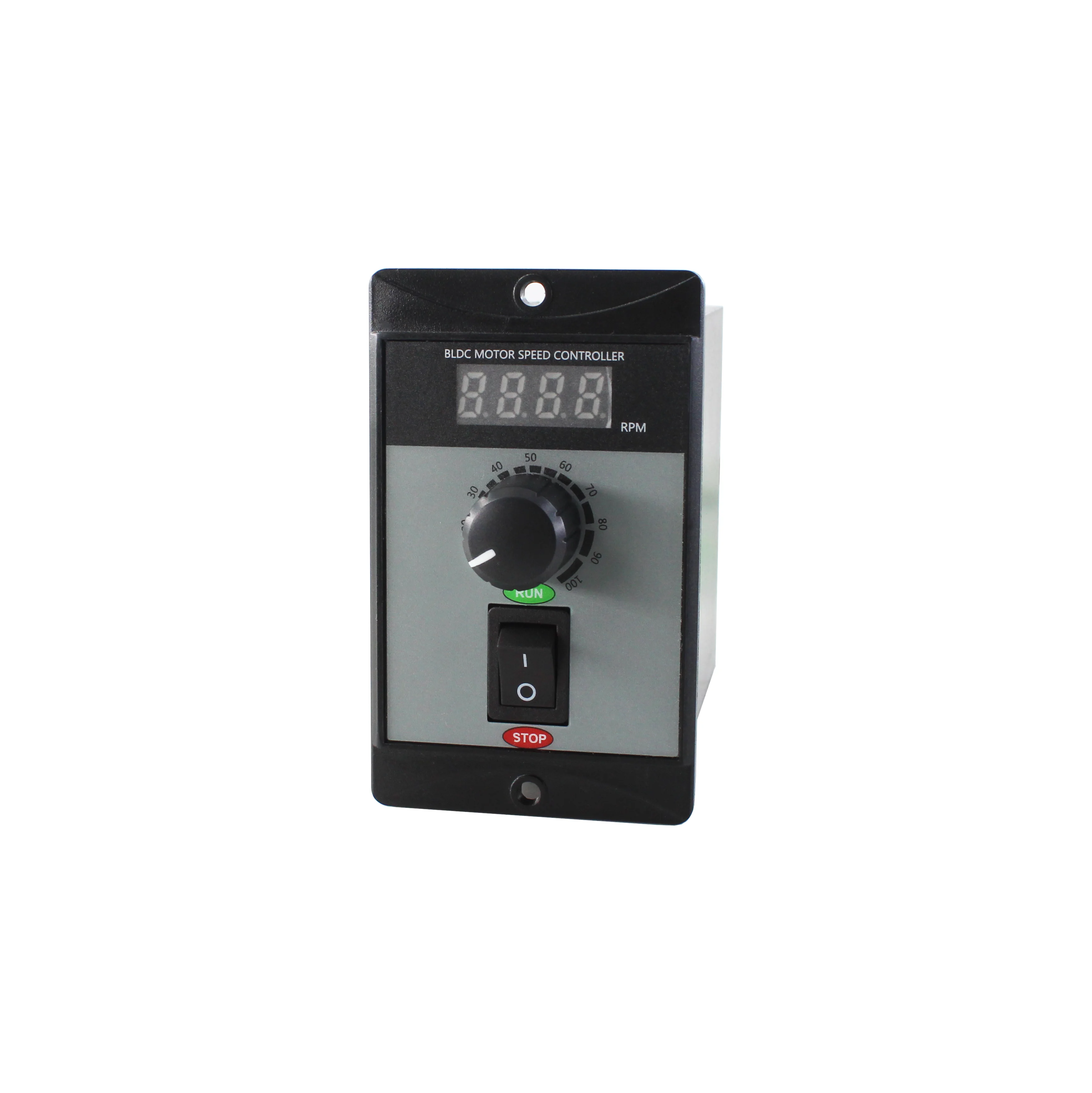 110VAC~220VAC 120W Easy Operate Brushless Motor Driver Controller Wide Speed Range with Digital Display Readout