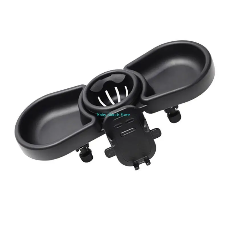 

K92D Baby Strollers Tray Detachable Plate Cup Phone Holder for Toddlers Dining