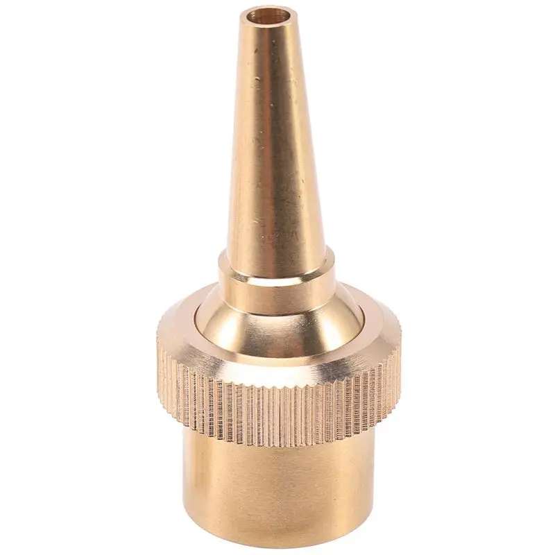 FLYY-100 Stück 1/2 Zoll DN15 Messing Jet-Düsen, gerade, verstellbar, für Springbrunnen, Wassersprühdüsen, Pooldüsen, Garten- und Landschaftsdekoration – Detail 2