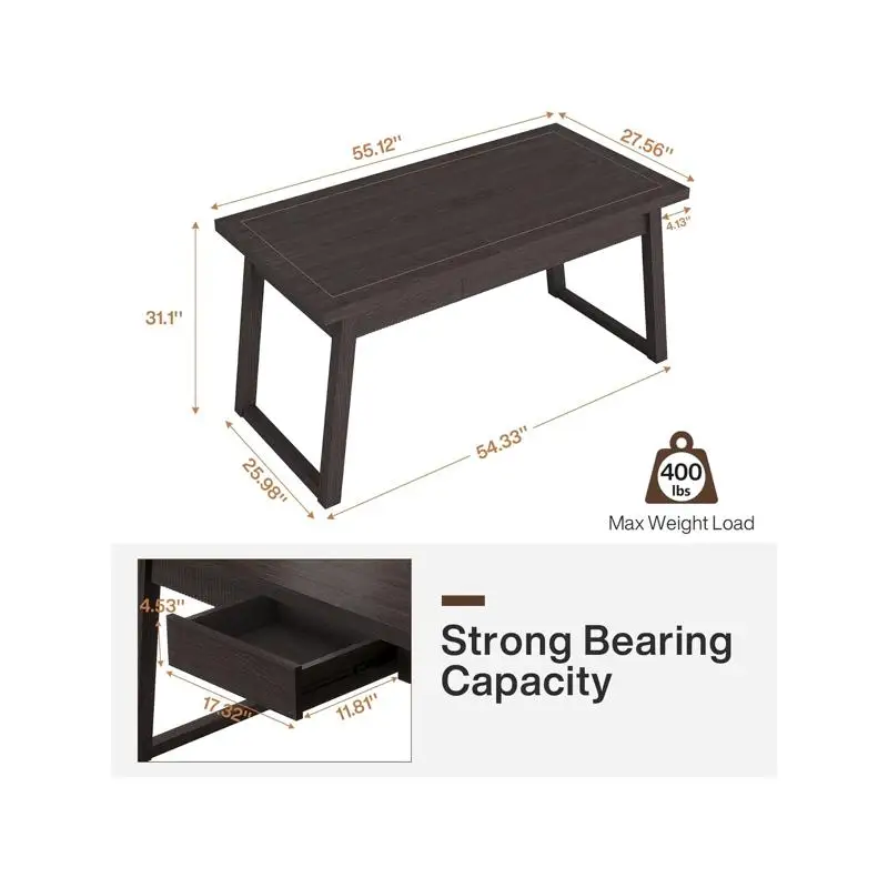 Ergonomic Computer Desk with Adjustable Height and Storage Solutions for Home Office