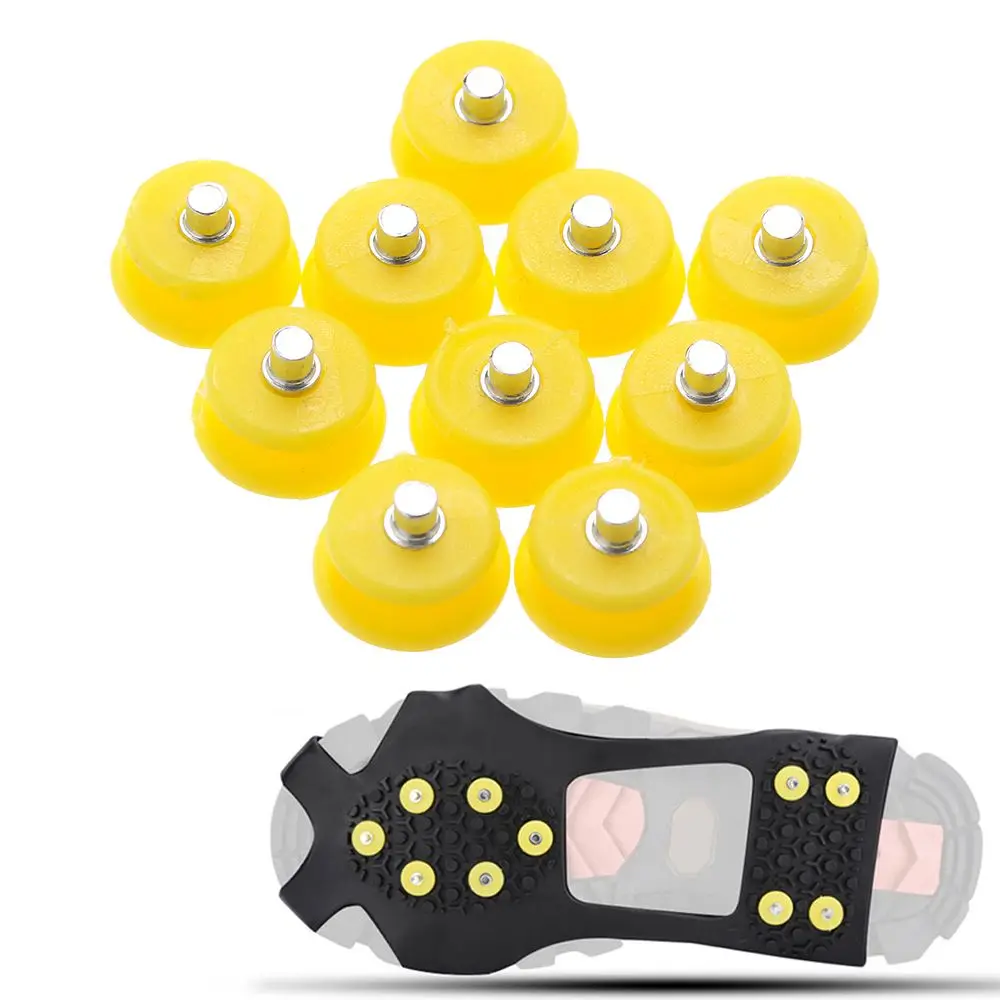 10pcs/20pcs/30pcs Winter Anti-slip Ice Gripper Shoe Grippers Cleats Teeth Nail Shoe Spike Climbing Crampons