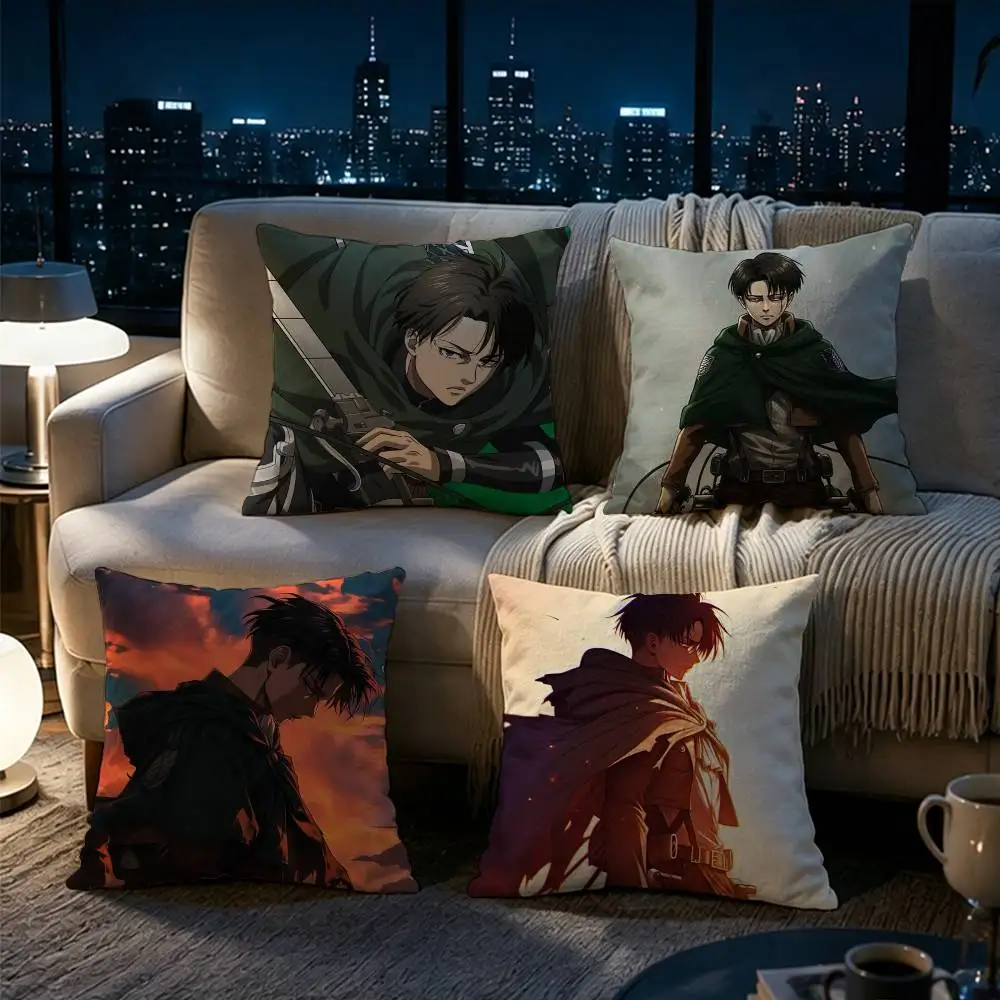 Attack on Titan Levi Ackerman  Pillow cover gift High definition digital printing,Surprise  vivid pattern Household.