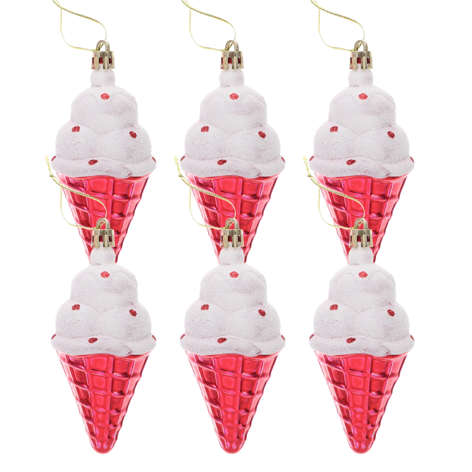 

6pcs Christmas Tree Decorations Cartoon Hanging Pendants Plastic Xmas Ornaments For Holiday Party Decor Kids Gift Xmas