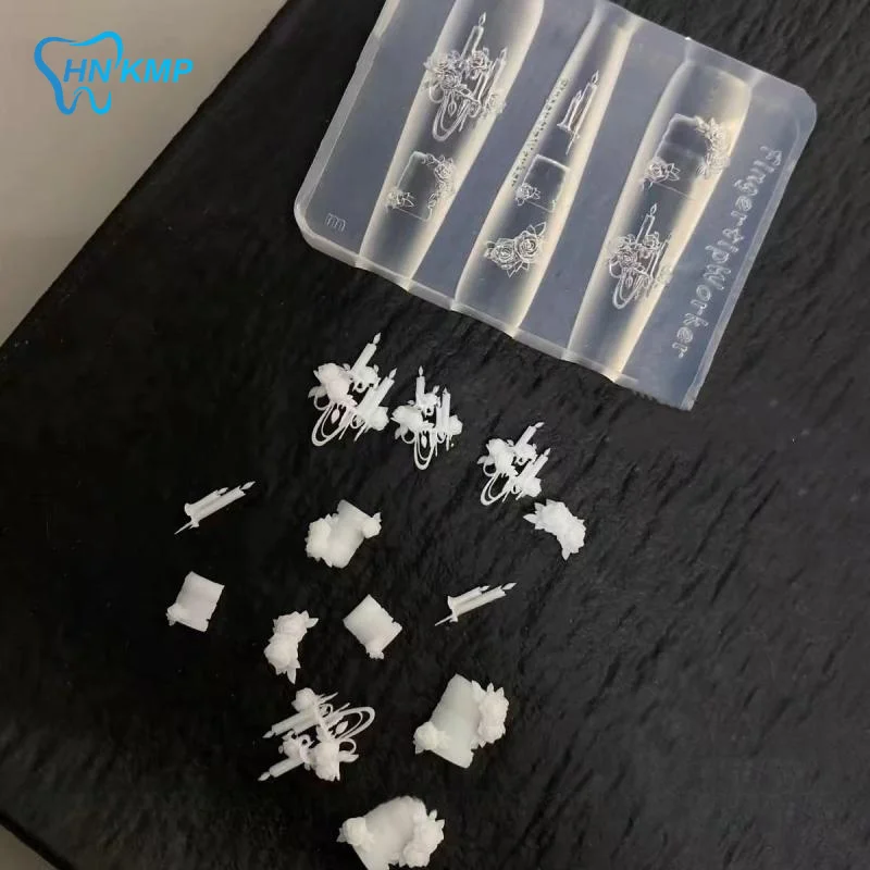 Silicone Template Mould Nail Art Shell Flowers Halobios Conch Starfish Carving Nail DIY Handmade Tool Small Beads Polymer Mold