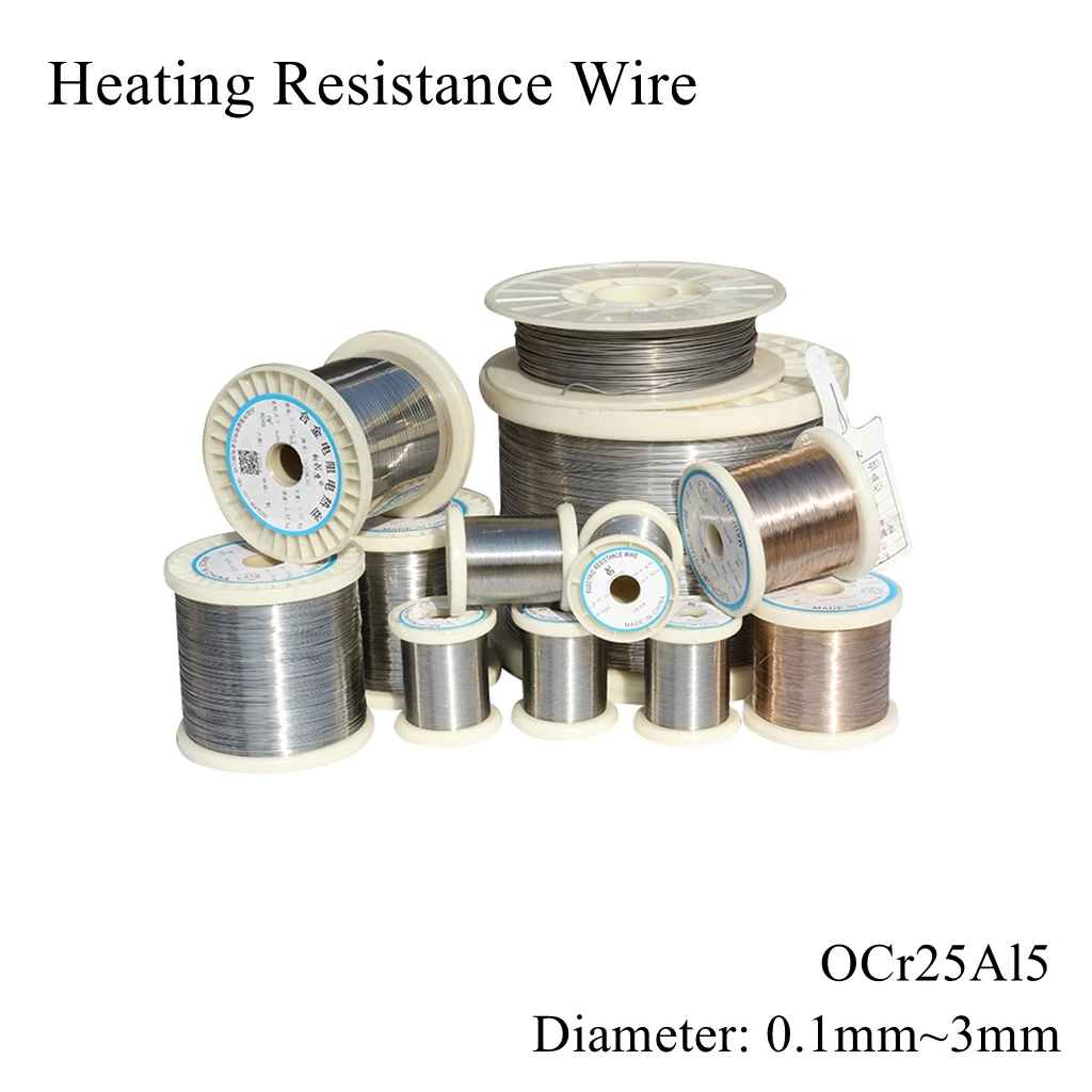 OCr25Al5 Soldering FeCrAl Coil Resistance Heating Wire Cutting Foam Steel Metal Alloy Aluminum Iron Electric Line Strip Band