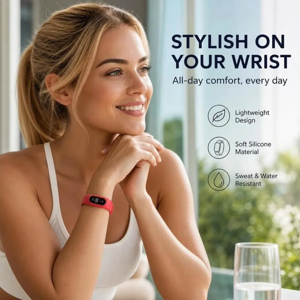 Replacement Silicone Watch Strap Adjustable Breathable Wristband Integrated Bracelet for Google Fitbit Air