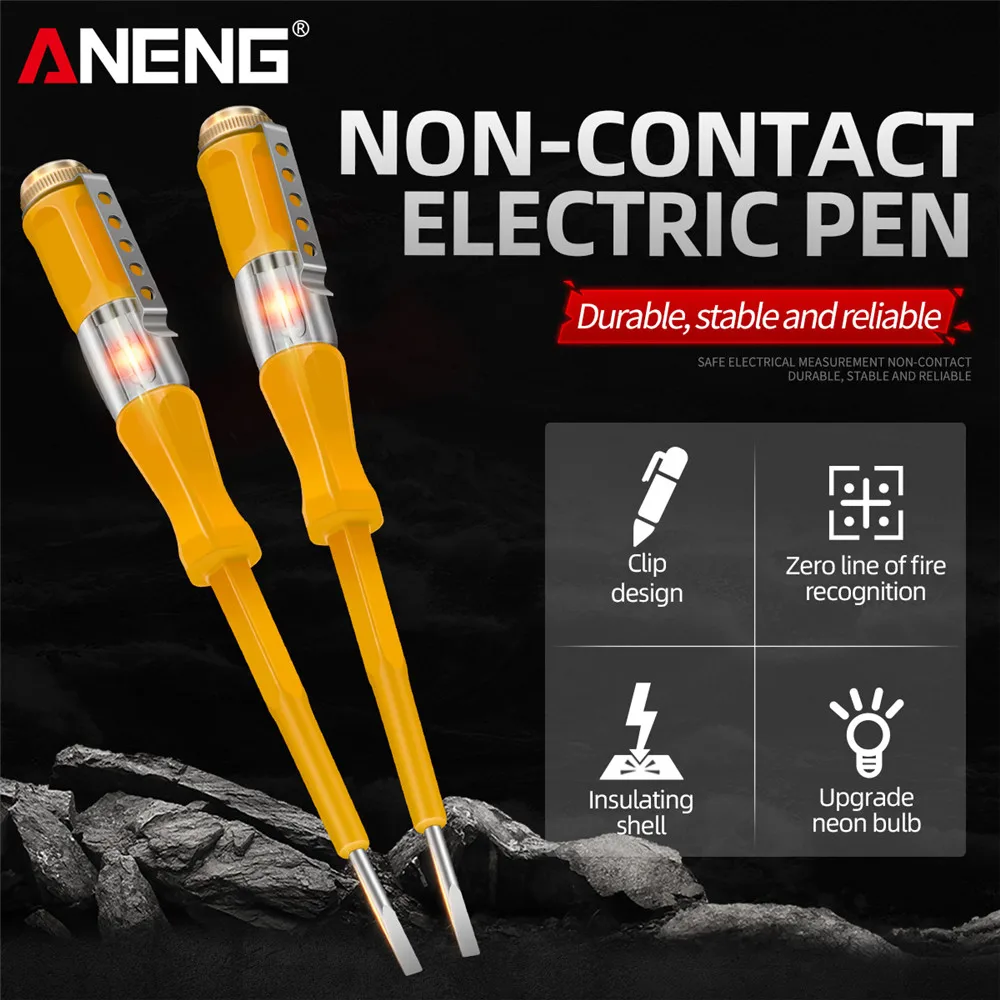 Word Screwdriver Tester Detective ANENG B07 Voltage Meter Detector Electric Teste Pen Detector Test Mini Electricity Instrument