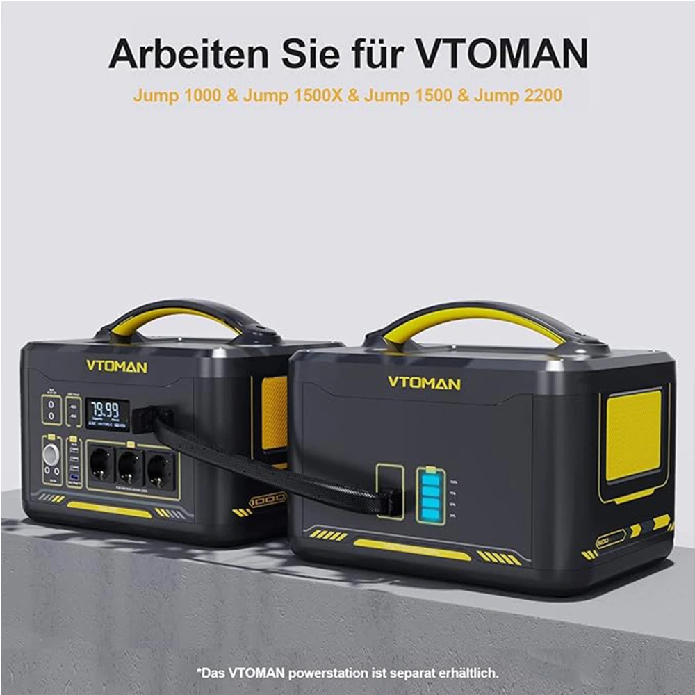 Batería extra VTOMAN en camping