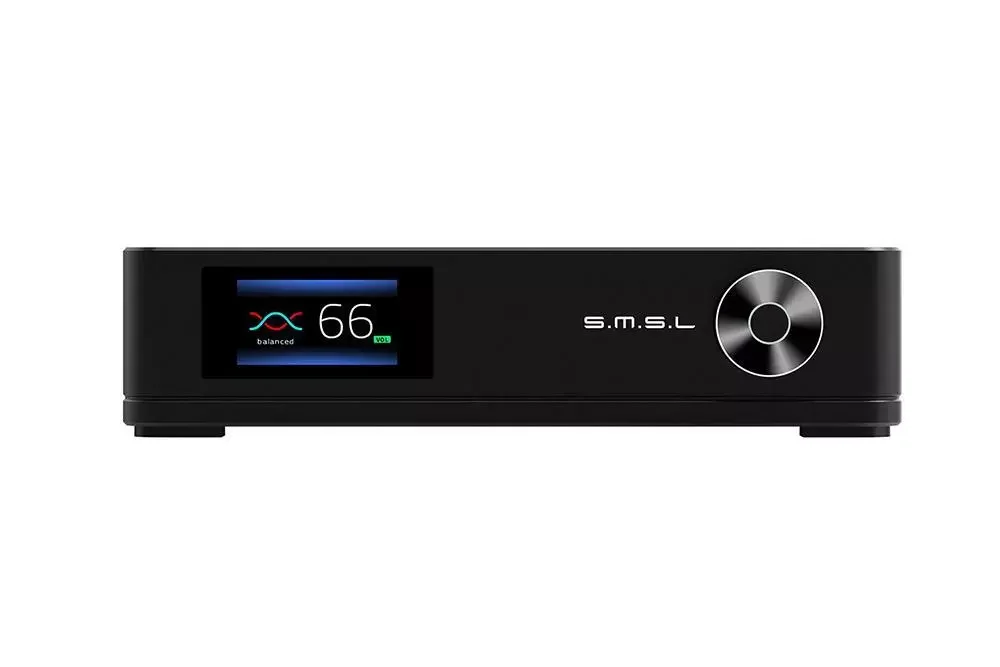 

SMSL SA400 high resolution POWER Amplifier NJW1195 BASS preamp output Bluetooth 5.0 two digital power amp with remote control