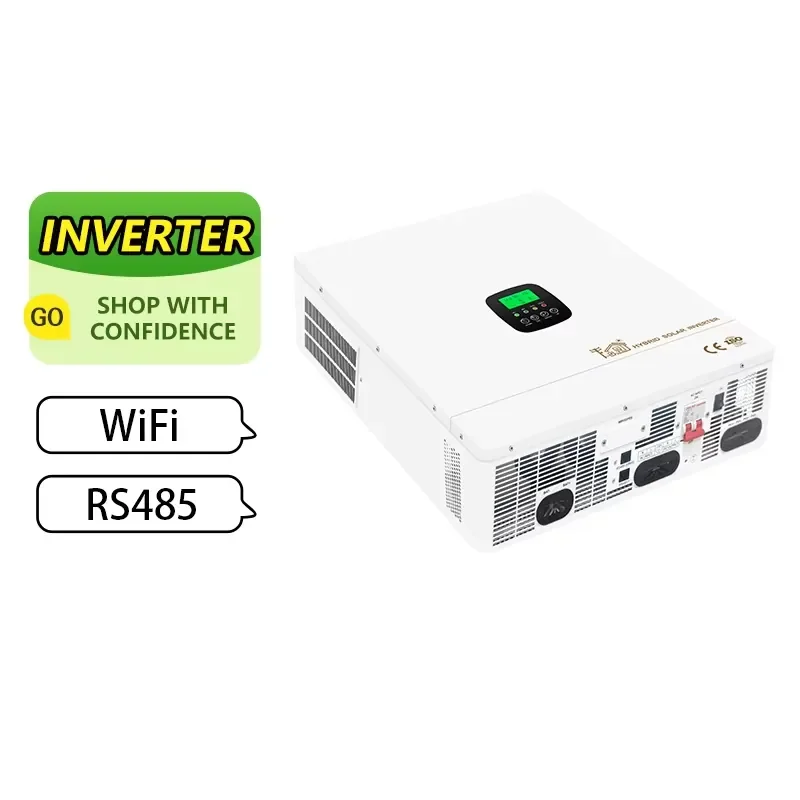 Wholesale 3KW 5KW 10KW Solar Three-Phase Inverter On-Grid Hybrid Inverter with Lithium Battery Single AC Output