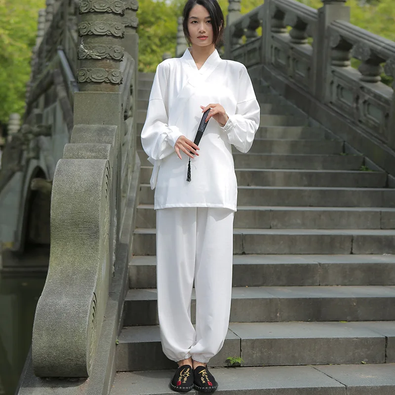vetements-de-sport-wushu-en-coton-et-lin-pour-femmes-et-hommes-ensemble-de-2-pieces-pour-arts-martiaux-tai-chi-vetements-d'entrainement-de-meditation-retro-a-manches-longues-pour-l'exterieur