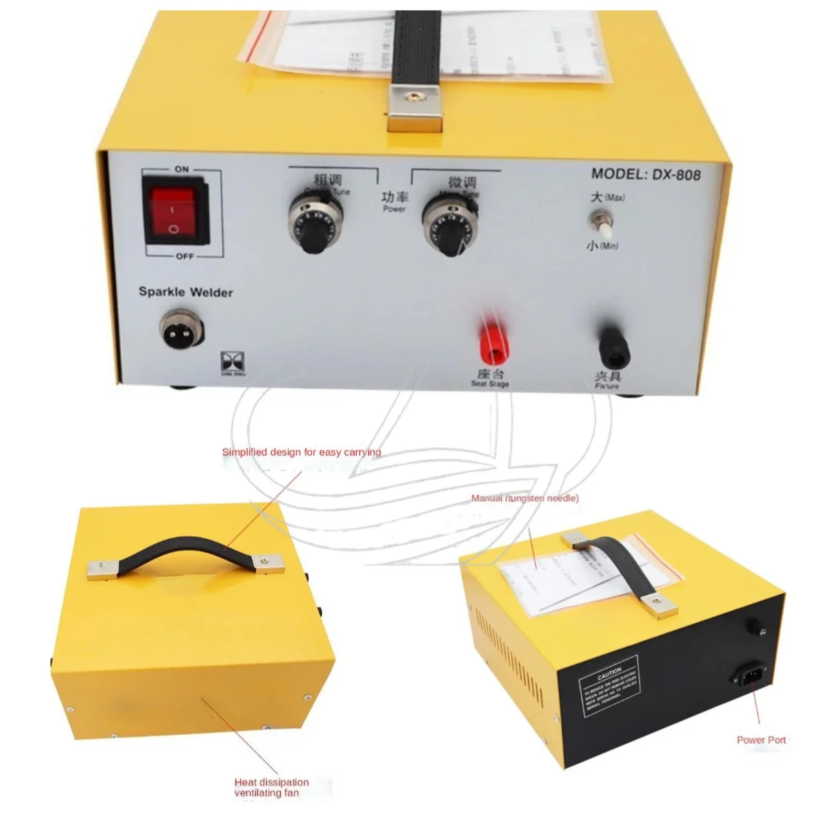 Hand Held 80A Pulse Spot Welder, Mini Welding Machine for Gold Silver Jewelry Daily Processing Work