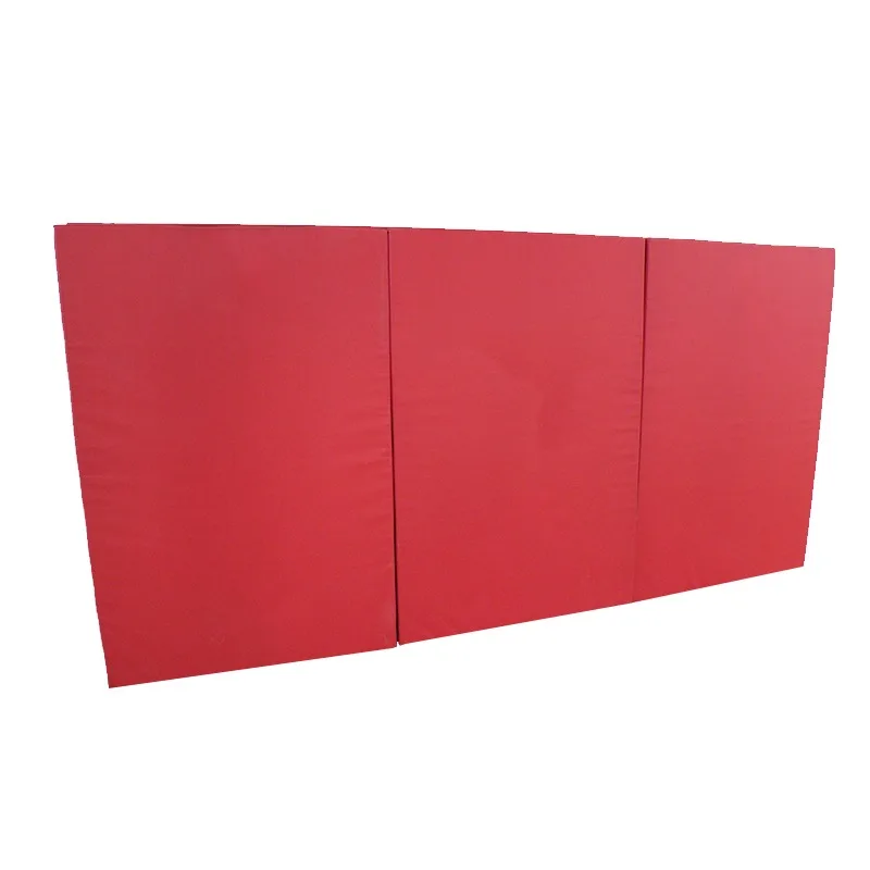 Custom Size Stick Logo Sport Soft Print Gym Padded Panel Mats Wall Padding Panel For Gym Safety Protection