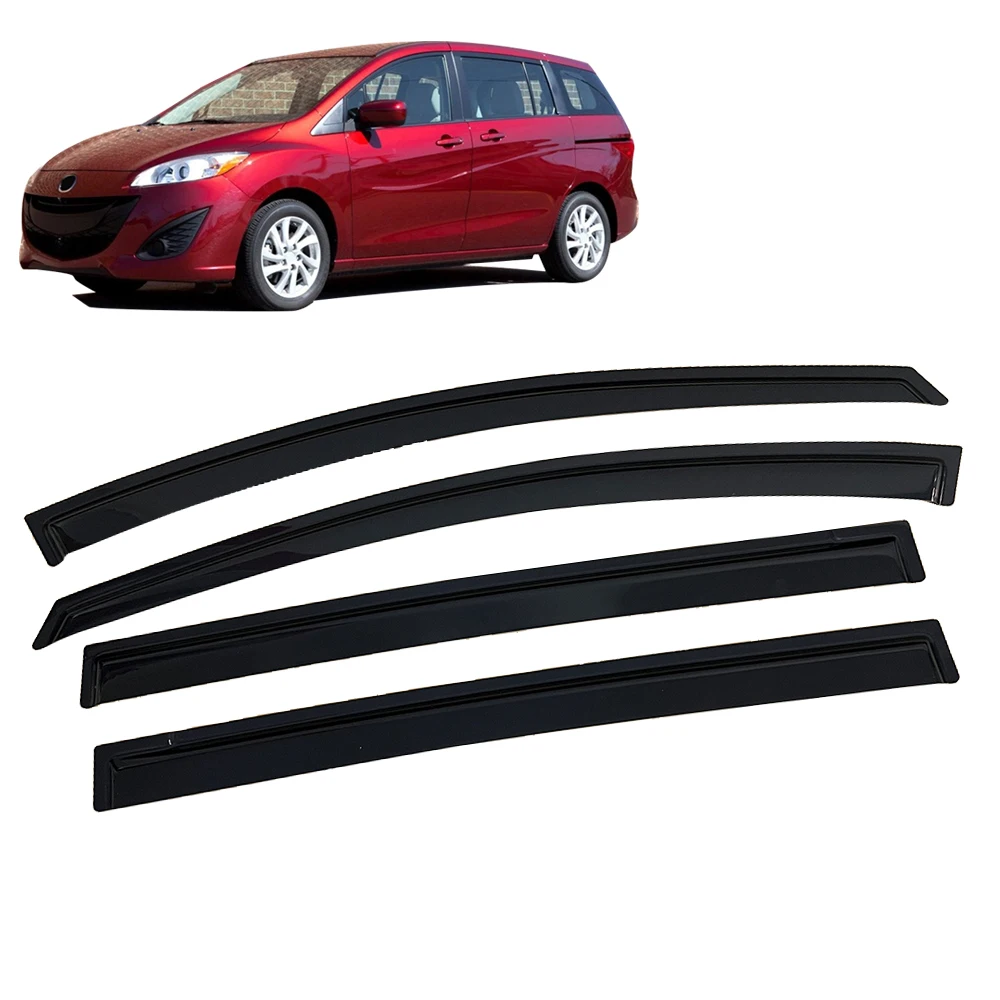 

Window Visor for MAZDA5 Premacy CR CW 2005-2010 2011 2012 2013 2014 2015 2016 2017 2018 Door Visor Wind Sun Rain Guards Side
