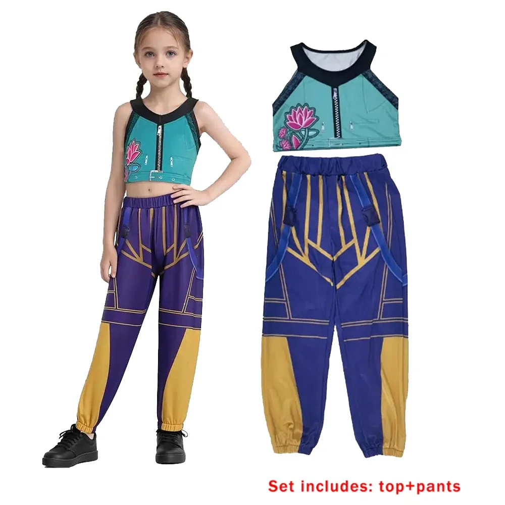 Halloween KPOP Prestaties Kostuum Kinderen Carnaval Kostuum Feestoutfits Verjaardagsfeestje Doek Kinderen Carnaval Kinderen Cosplay Kostuum