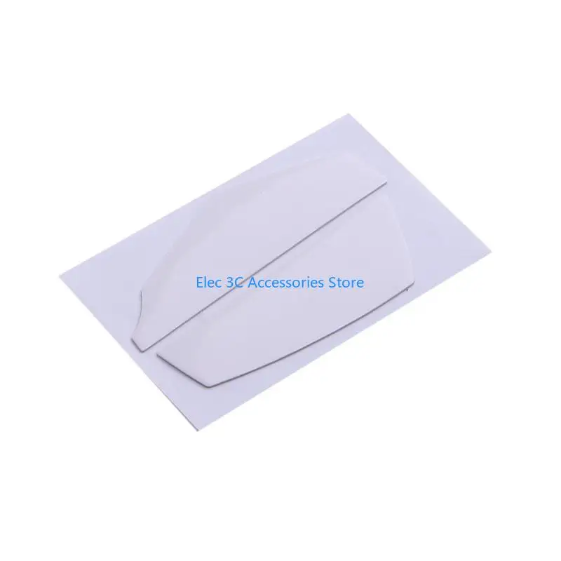 Y51A 1Set Mouse Feet Mouse Skates Stickers Pad Rounded Glides Curved Edges Mouse Feet Replacement for  G600 Mouse