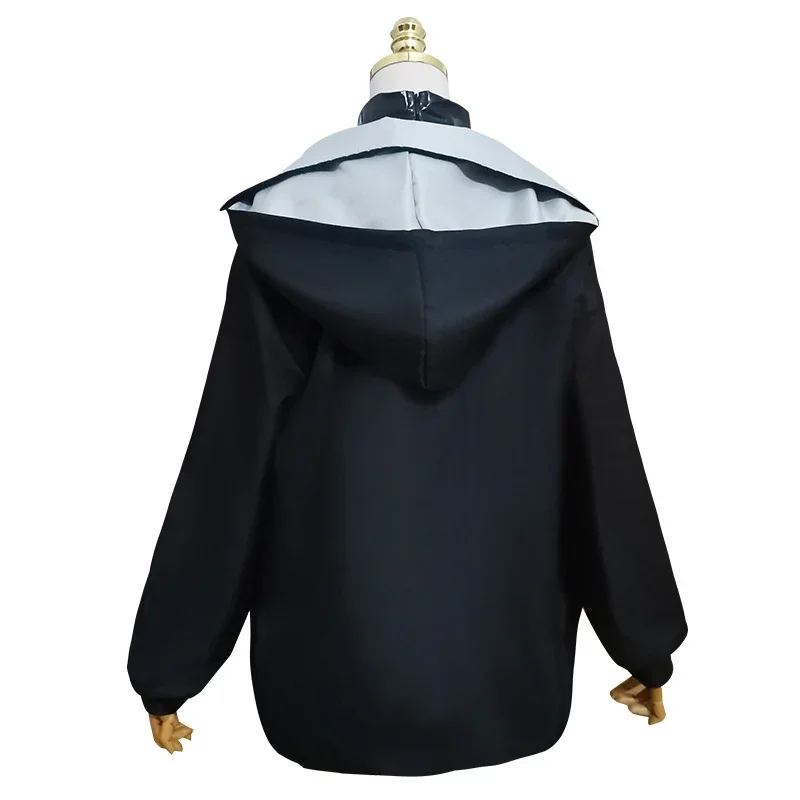 Anime Call of The Night Nanakusa Nazuna Cosplay Costume Wig Black Cloak Jacket Leather Vest Shorts Outfit Yofukashi No Uta Women