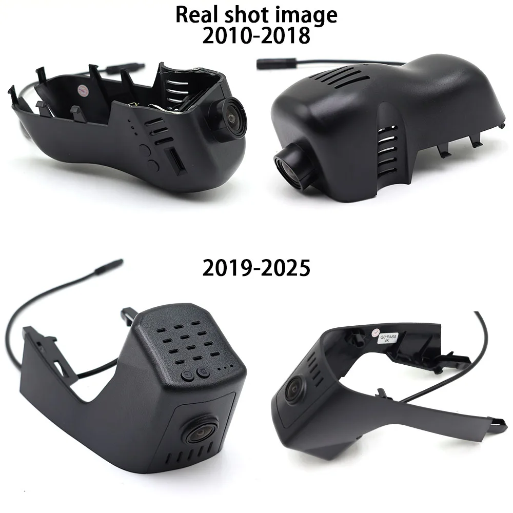 for Volkswagen VW Touareg 7P CR 4K DVR Dash Cam OEM Front Rear Camera Video Recorder Wifi 2160P Loop Recording Night Vision