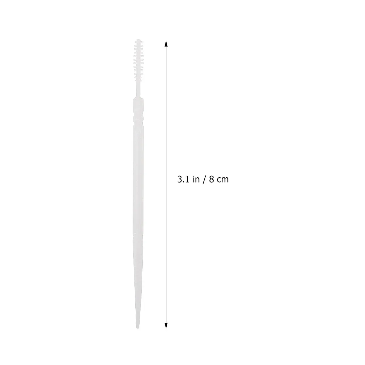 200Pcs Interdental Brushes Double Head Toothpick Cleaners Oral Care Remove Food Debris Plaque Care Portable