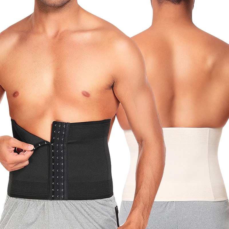 

Men Waist Trainer Corset Slimming Body Shaper Belly Trimmer Fitness Belt Tummy Control Girdle Compression Abdomen Cincher