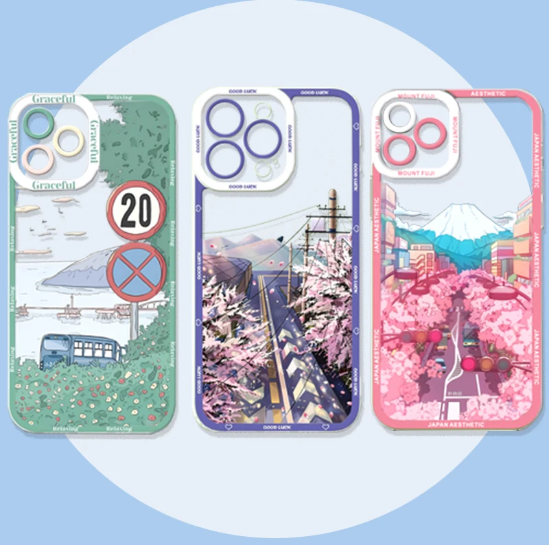 Case For Samsung Galaxy S26Edge S25 S24 S26 Ultra Plus S23 S20 FE Soft Suzume Japanese Anime Scenery Starry Sky Cat Cover