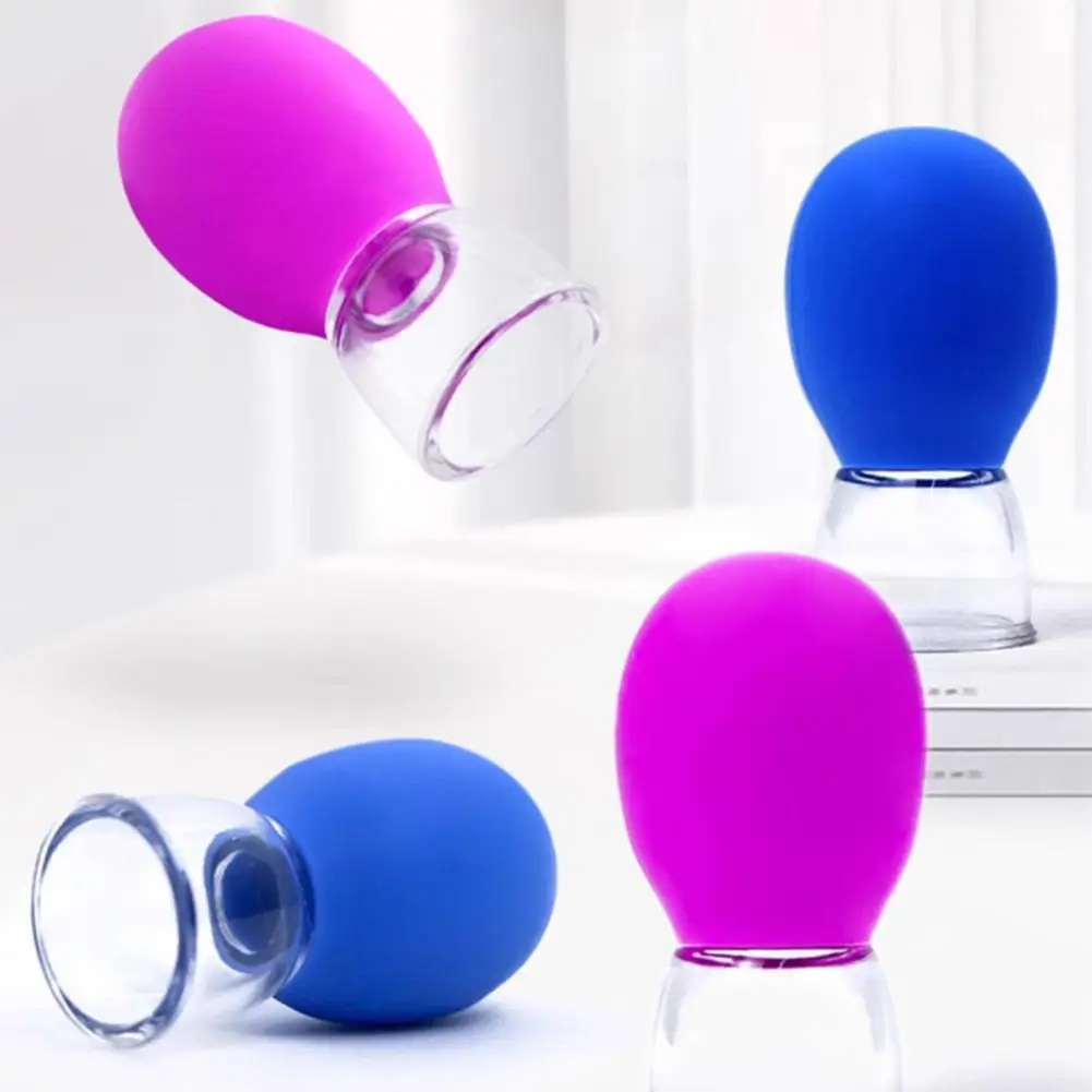 

1pcs Facial Sliding Can Facial Cupping Multifunctional Conditioning Silicone Scraping Cupping Device Negative Eye Vacuum Q0O1