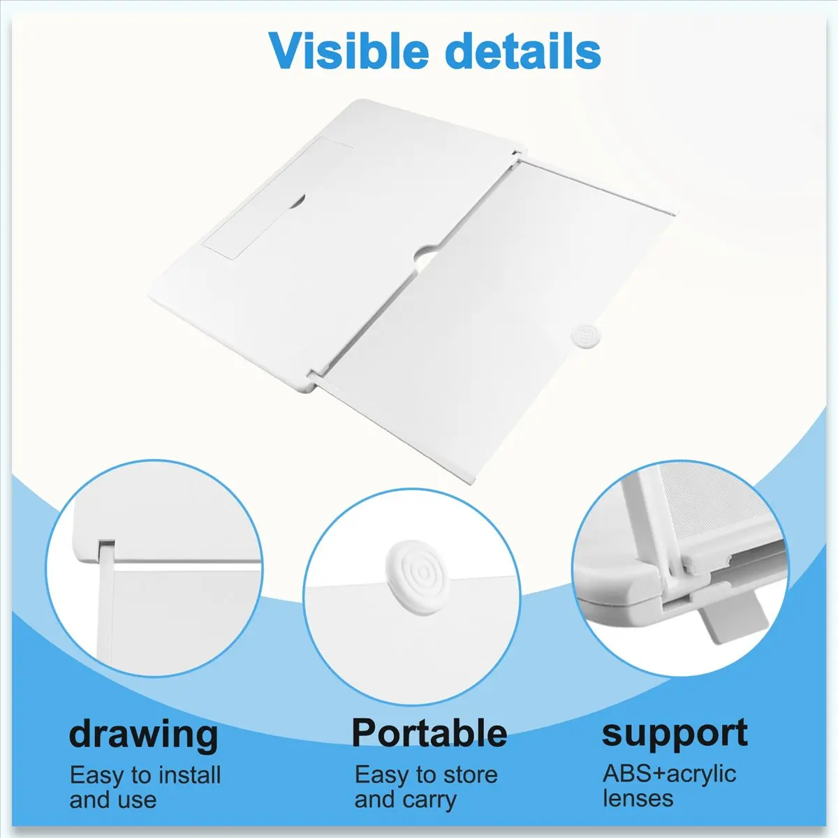 B21B 16 Inch Screen Magnifier Cell Phone Screen Amplifier Pull Out Cell Phone Amplifier Cell Phone Holder Screen Magnifier B