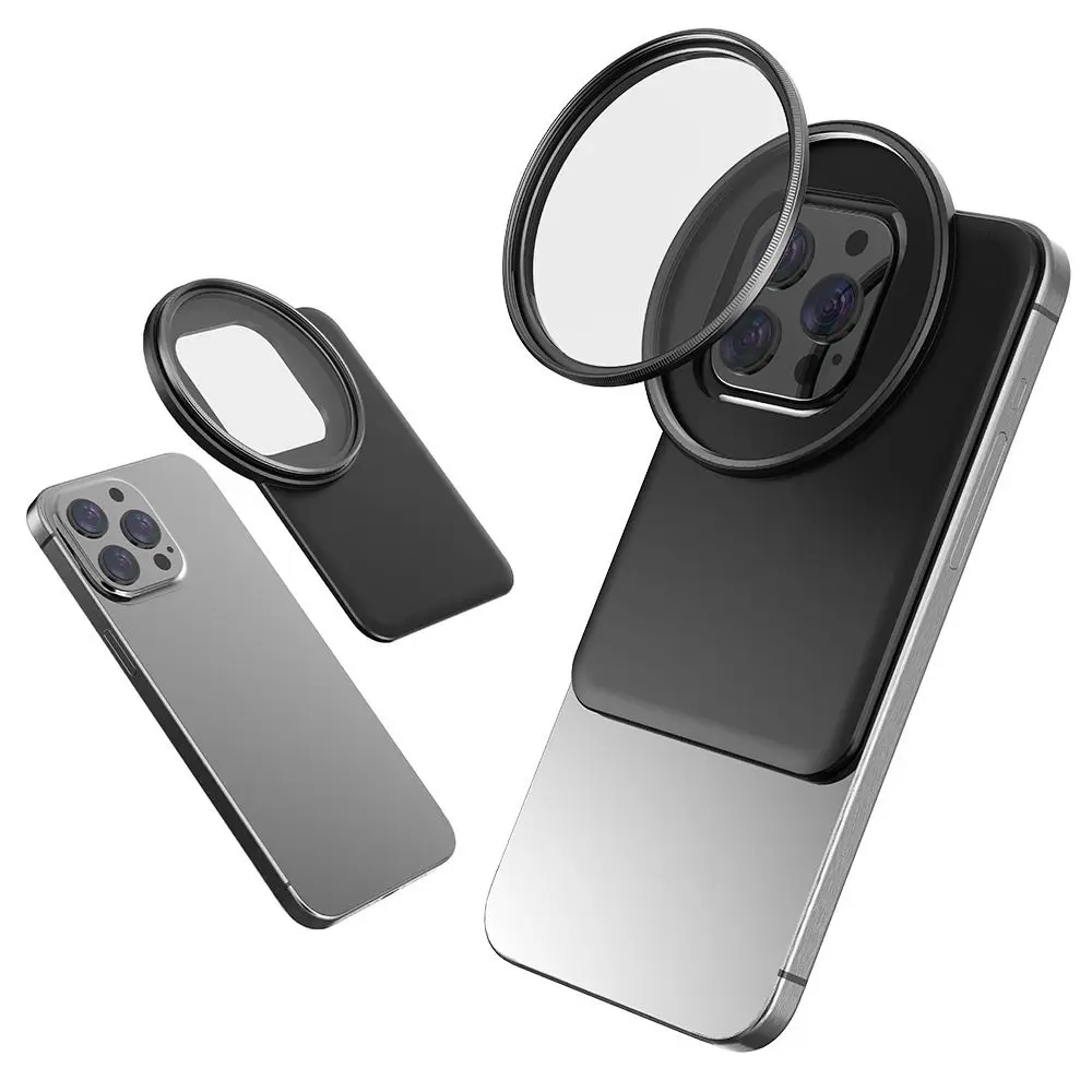

Phone Filter Holder For Magsafe Strong Magnetic Suction Phone Camera Lens Filter Mount For IPhone 15 14 13 12