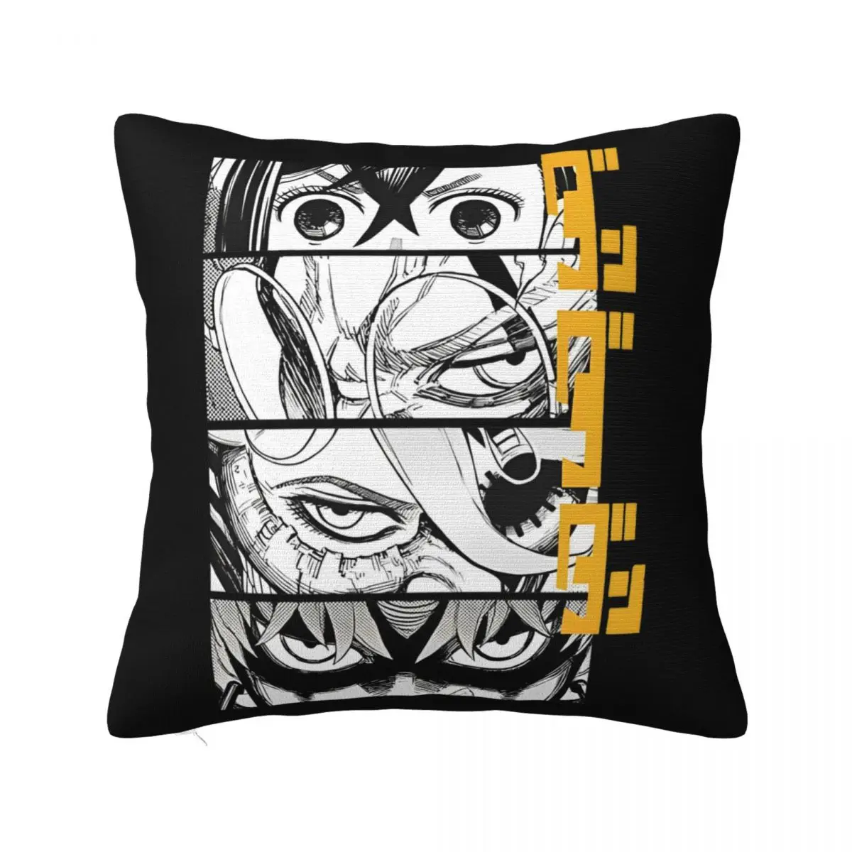 Dandadan Anime Eyes Pillowcase Polyester Cushion Cover Decorations Pillow Case Cover Home Dropshipping 40X40cm