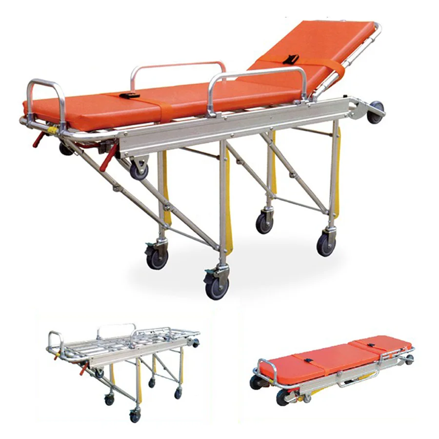 

Medical First Aid Patient Transfer Foldable Ambulance Stretcher