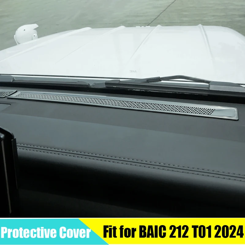 

Car Dashboard Air Outlet Protective Cover Suitable for BAIC 212 T01 2024-2026 Modified Auto Center Air Outlet Decorative Sticker