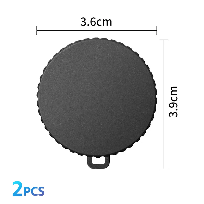 2PCS Camera Lens Protective Cover For DJI Action 4/3 Lens Cap Anti-fall Dust-proof Silicone Lens Protection Camera Accessories