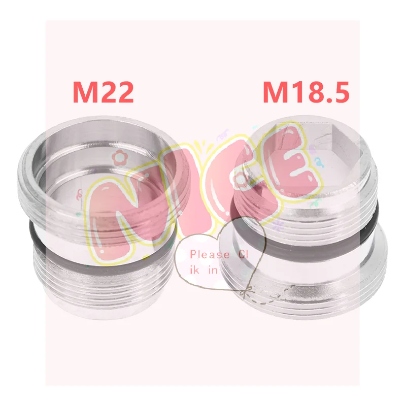 

【HGS】2/4/8Pcs M18.5 To M22 Connectors Kitchen Bubbler Water Purifier Adapter Faucet Extend Length Accessories Parts