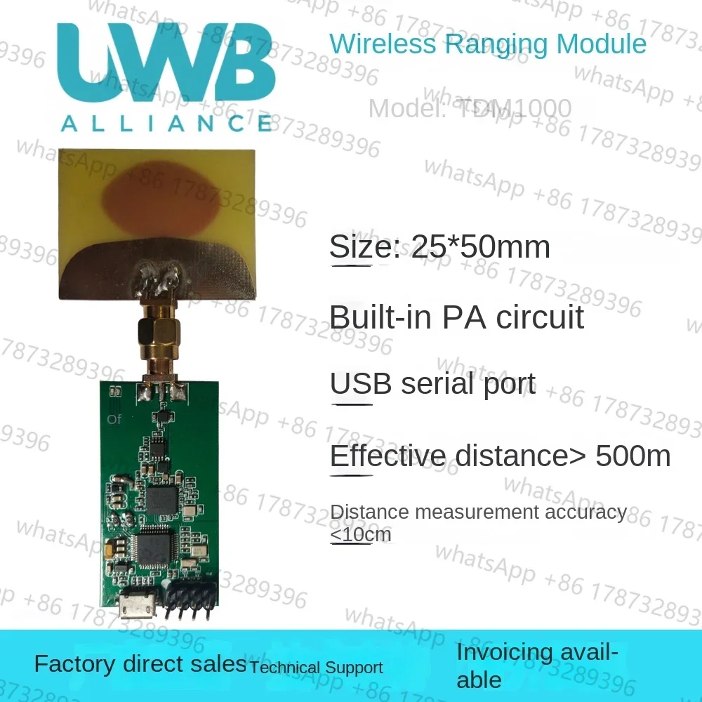 

UWB Module Long Distance Wireless Ranging High Precision Indoor Positioning Robot AGV Car Navigation