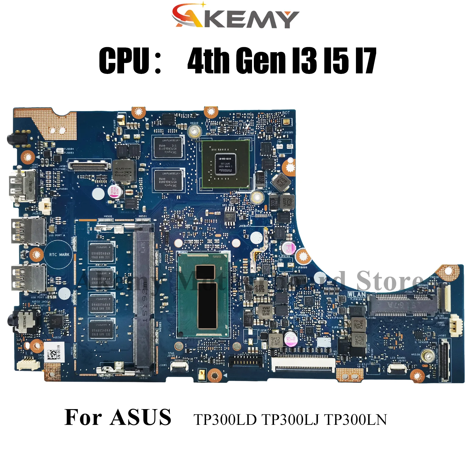 

TP300LJ Материнская плата для ноутбука ASUS VivoBook Flip TP300LAB TP300LJ TP300LD TP300L TP300LN Q302L TP300LA Материнская плата I3 I5 I7 CPU