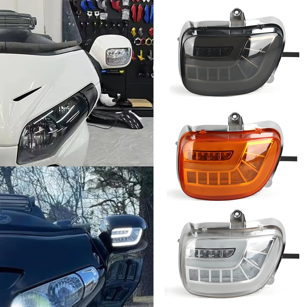 

﻿ New Motorcycle turn signal LED light flow direction accessory FOR GOLDWING GL1800 F6B 2013-2016 GL1800 ABS 2001-2012