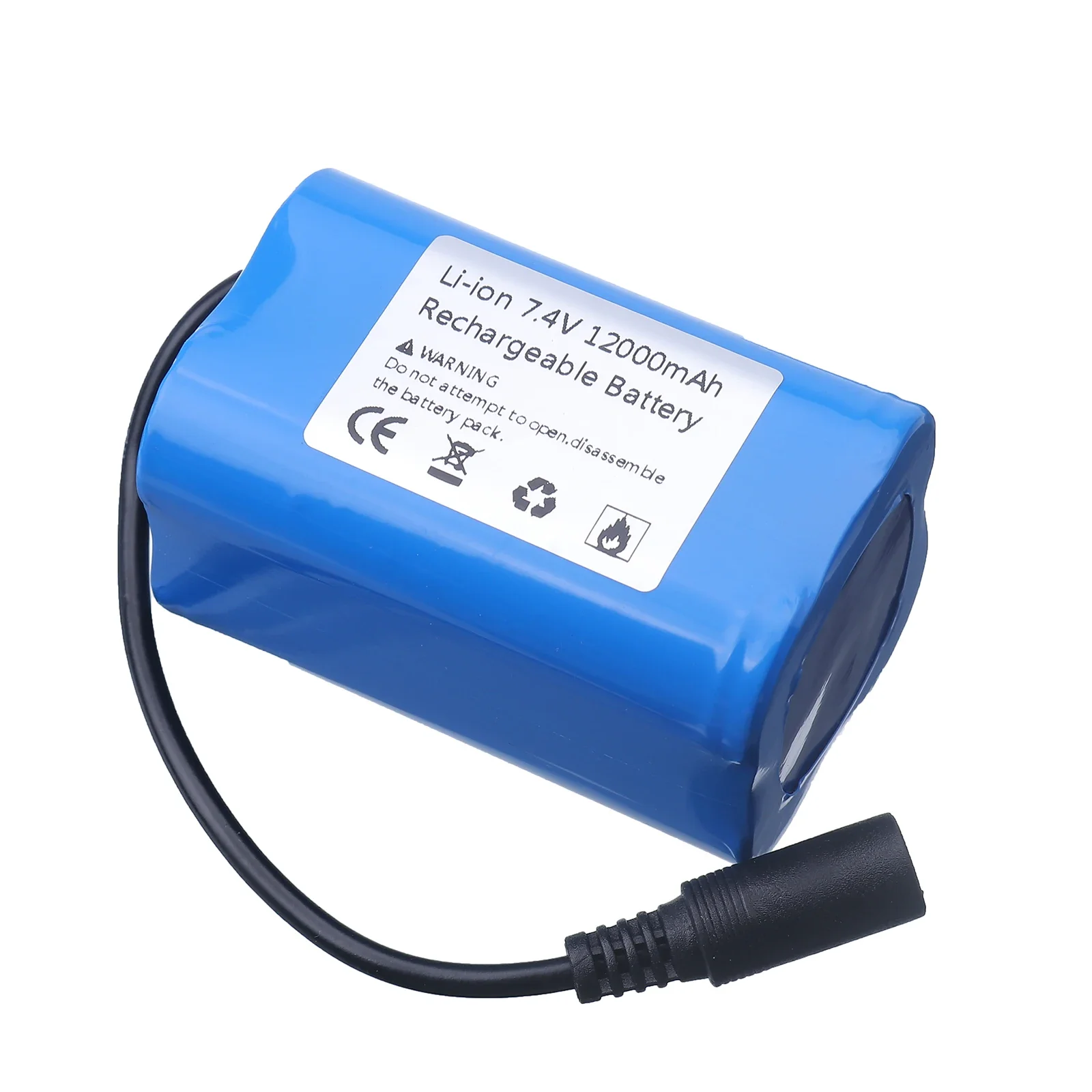 7.4V 12000Mah 6000Mah RC Boats Battery For T188 T888 2011-5 V007 C18 H18 Remote Control Fishing Bait Boat Ship Parts Accessories