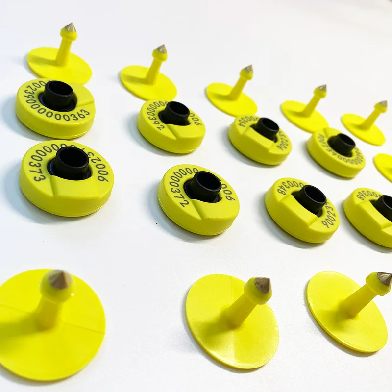 40 шт. визуальная электронная ушная бирка RFID ISO11784/5 134,2 кГц FDX-B животное, овца, корова, крупный рогатый скот, коза, буфвол, ушная бирка для идентификации