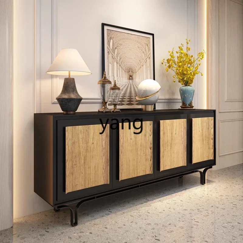 

LH Vintage Style Entryway Cabinet High-End Villa Living Room Storage Decorative Cabinet