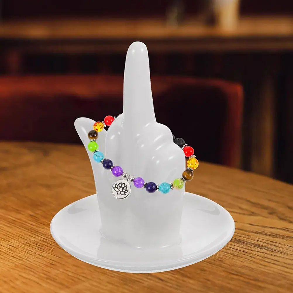 

Ceramic Hand Ring Holder Dish Rustic Color Jewelry Organizer Necklace Bracelet Earring Storage Small Jewelry Tray Display Holder