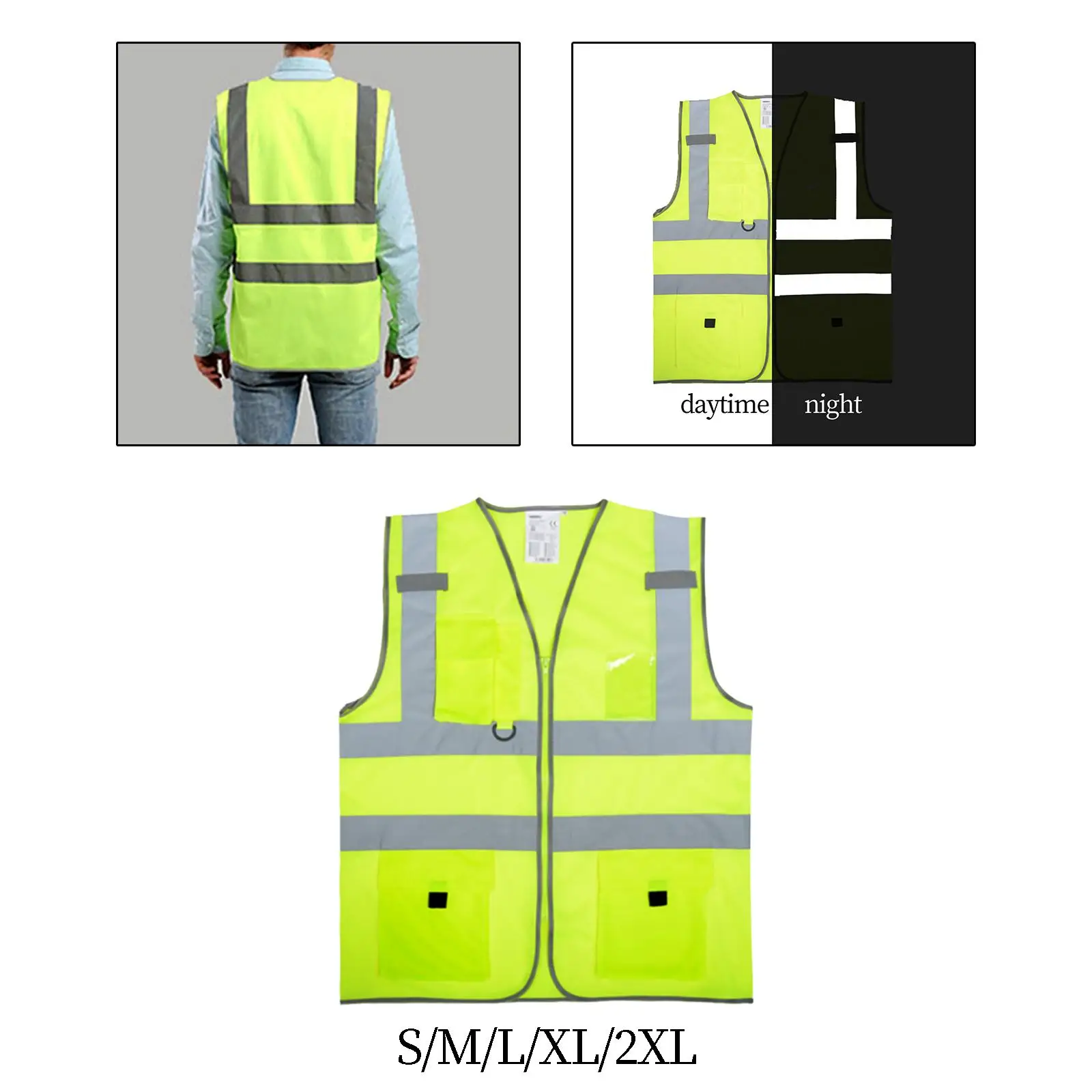 High Visibility Vest for Men And Women - Breathable Mesh Design