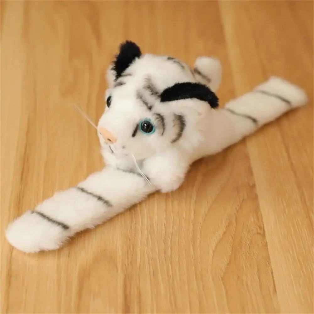 

Birthday Jungle Animal Stuffed Animal Wristband Clap Circle Panda Tiger Cartoon Slap Bracelet Comfortable Plush Toy Kids Toy
