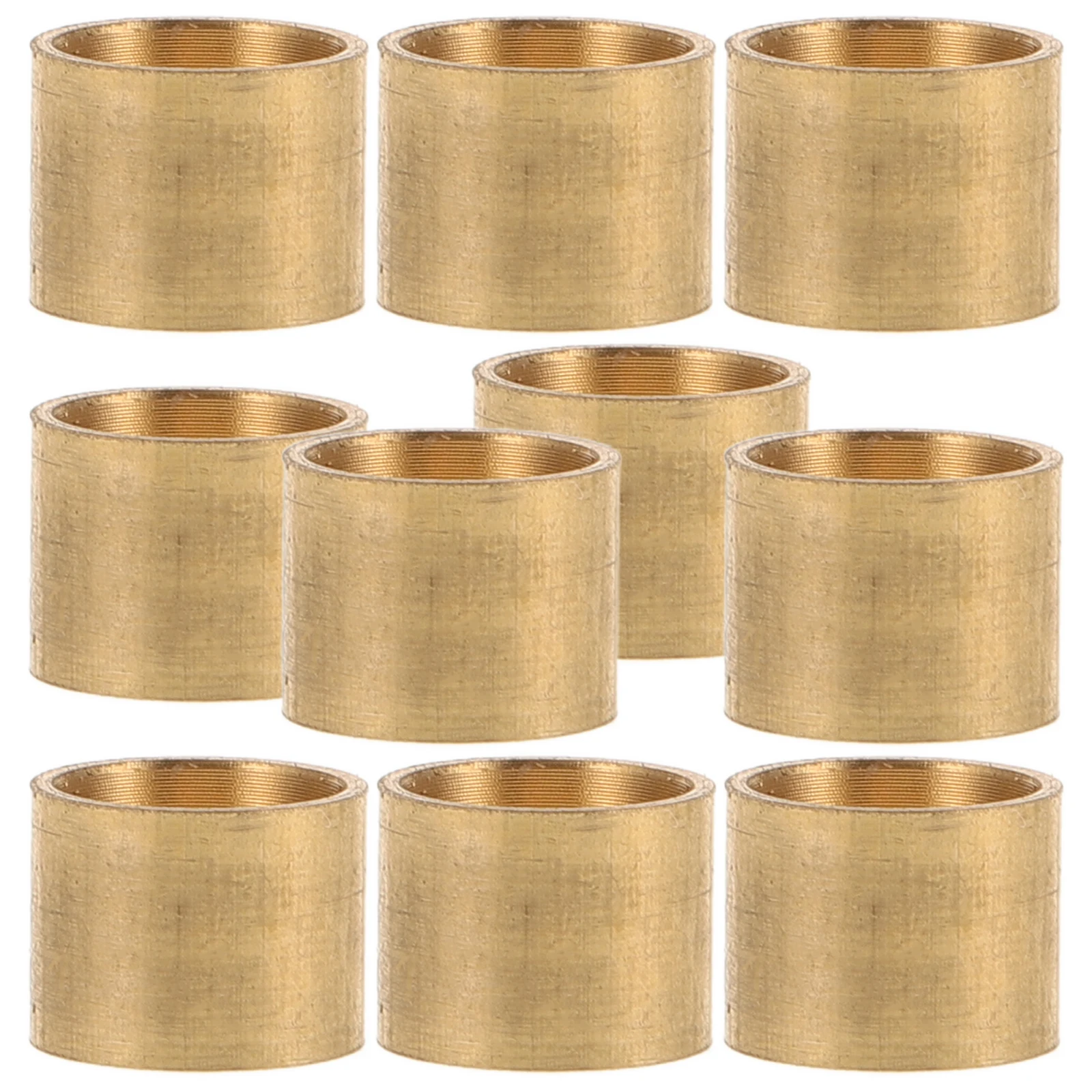 10Pcs Metal Billiard Replacement Ferrules Pool Cue Stick Accessories Snooker Parts for Cue Tips Repair and Control