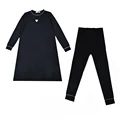 girl set black
