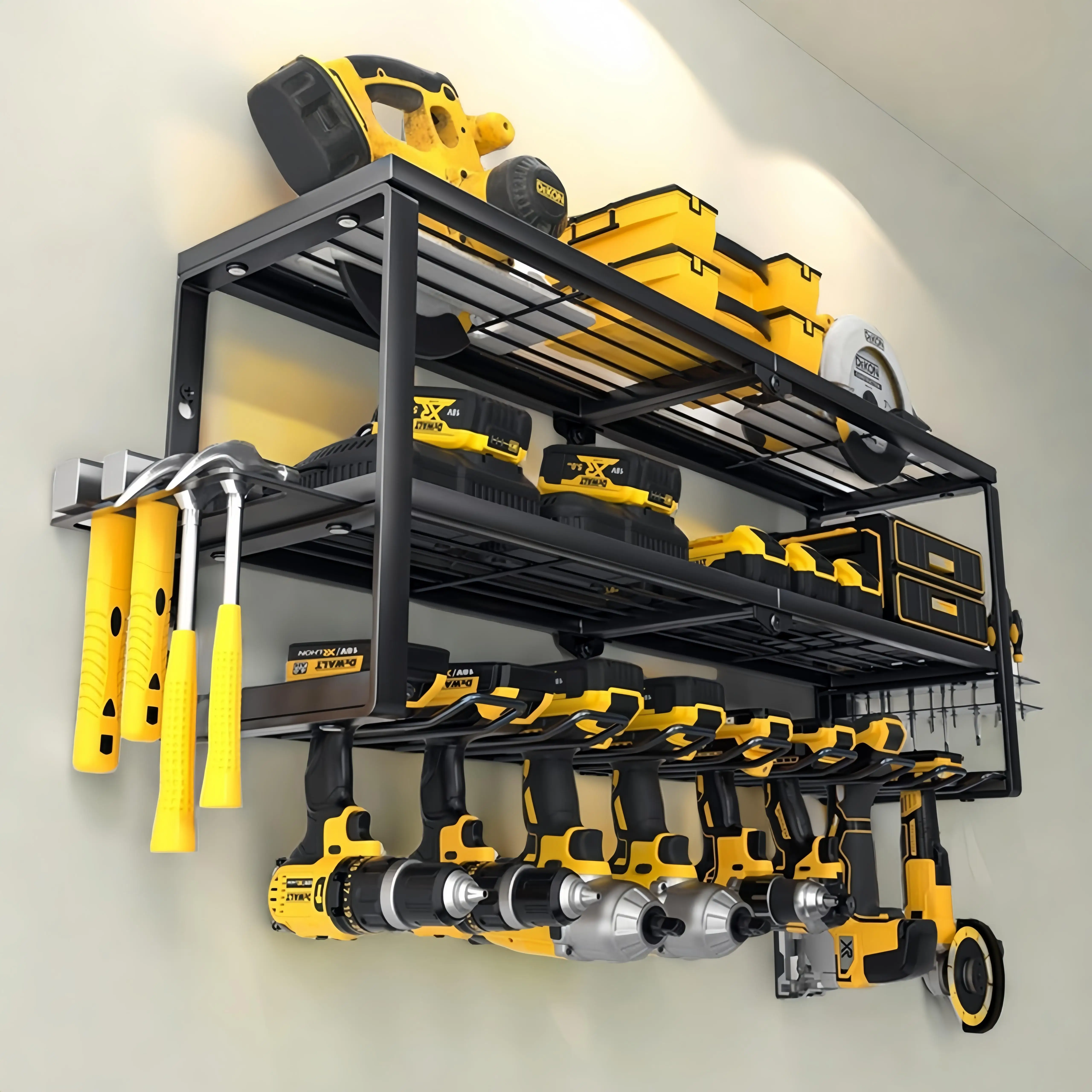 Workshop Tools Rack - Heavy Duty Wall Mounted Power Tool