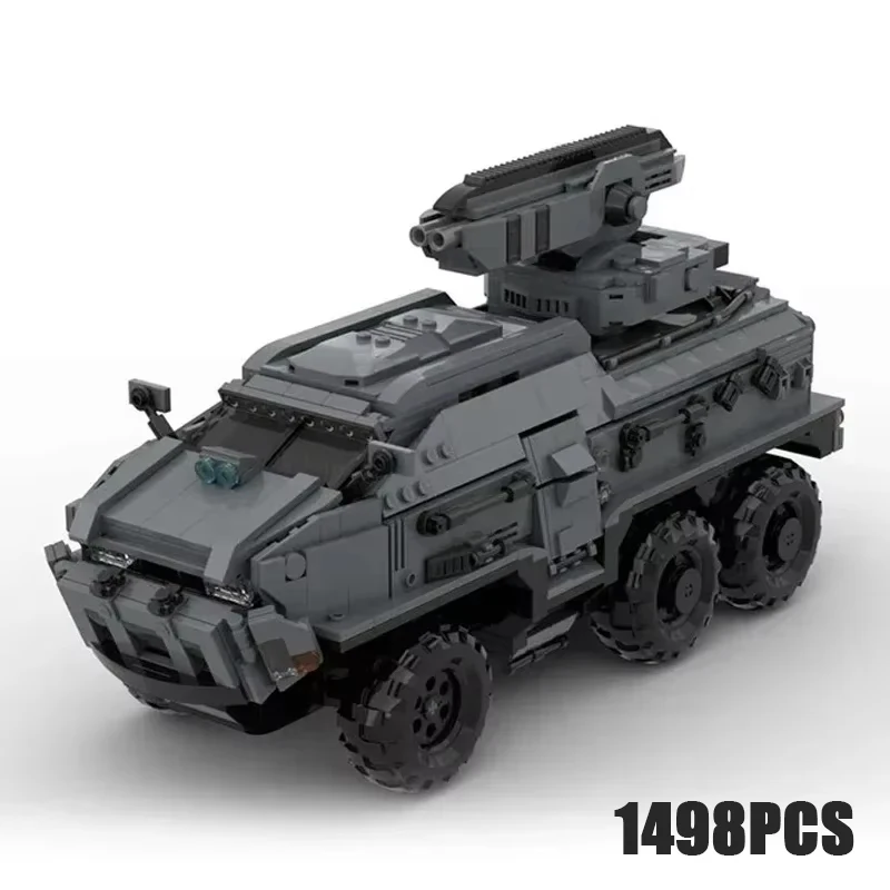 Moc Building Bricks Military Model Futuristic APC Radio Controlled Technology Modular Blocks Gift Christmas Toy DIY Set Assembly