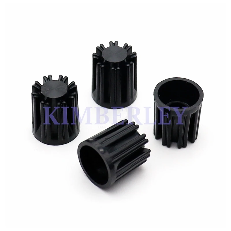 

20 шт. 15*17 черная пластиковая ручка, ручка усилителя мощности звука, сливовая ручка, одинарная/двойная ручка потенциометра, крышка