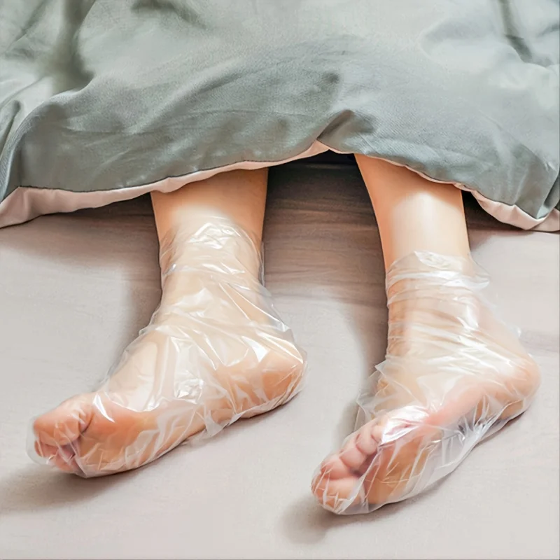 100pcs Moisturizing Foot Masks - 100% Disposable, Soft and Comfortable, Perfect for Daily Use