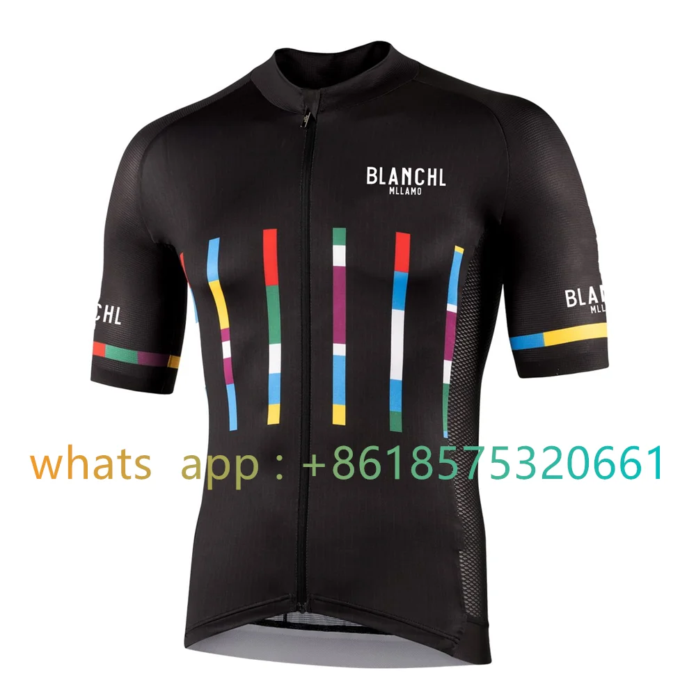 

Blanchl 2023 cycling jersey summer short sleeve shirt Bike bicycle clothes Clothing Ropa Ciclismo sportswear